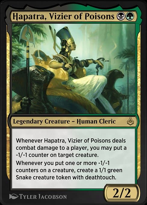 Hapatra, Vizier of Poisons from Amonkhet Remastered (Rare)