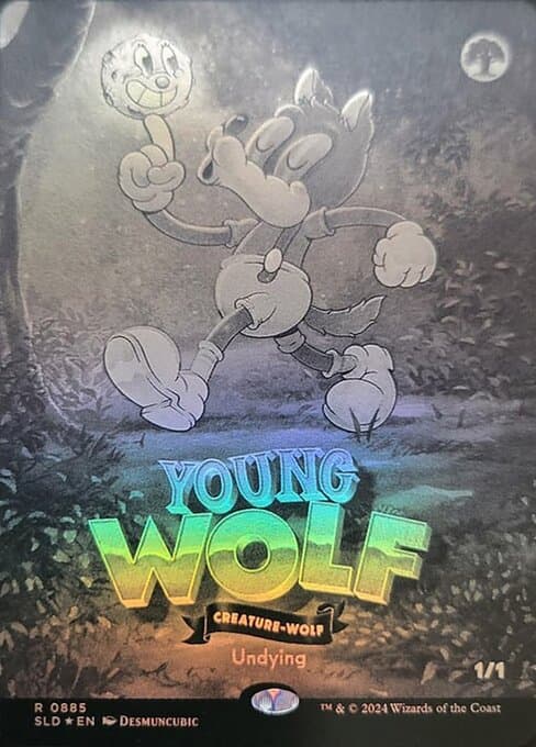 Young Wolf from Secret Lair Drop (Rare)