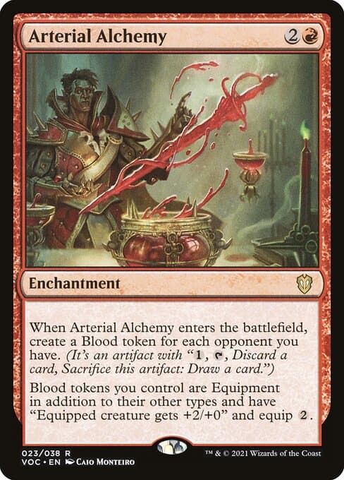 Arterial Alchemy from Crimson Vow Commander (Rare)