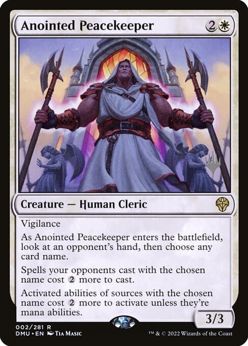 Anointed Peacekeeper from Dominaria United Promos (Rare)