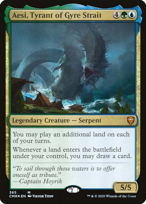 Aesi, Tyrant of Gyre Strait from Commander Legends (Mythic)