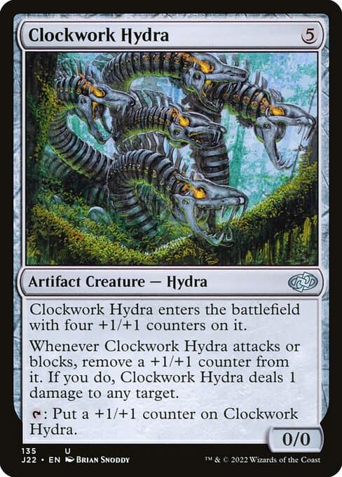 Clockwork Hydra from Jumpstart 2022 (Uncommon)