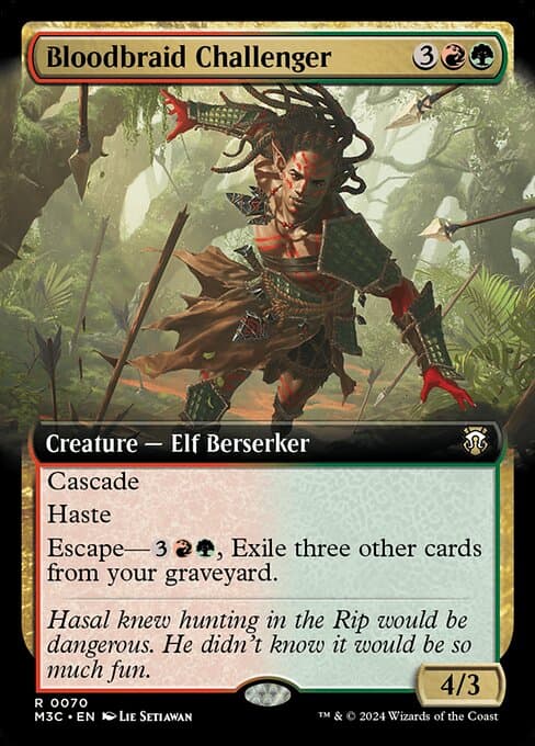 Bloodbraid Challenger from Modern Horizons 3 Commander (Rare)
