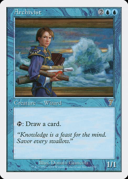 Archivist from Seventh Edition (Rare)