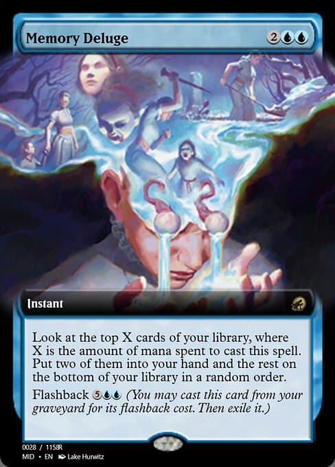 Memory Deluge from Magic Online Promos (Rare)
