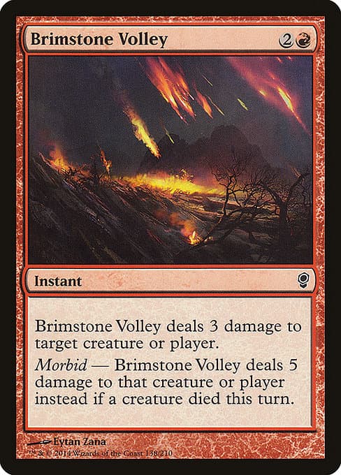 Brimstone Volley from Conspiracy (Common)