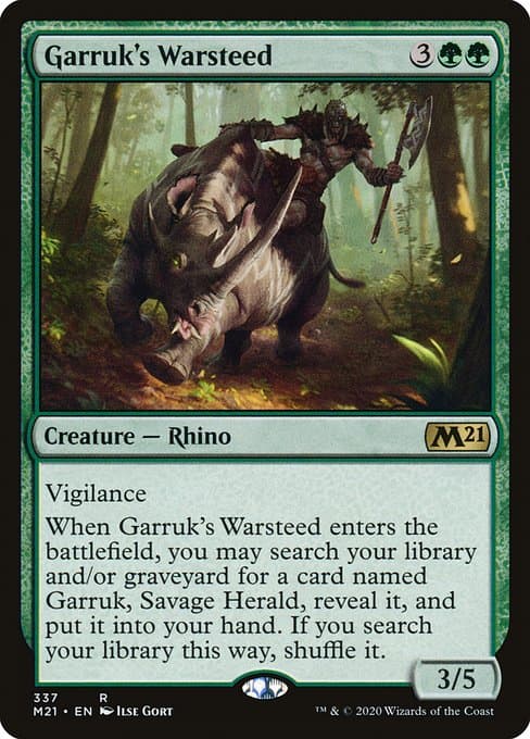 Garruk's Warsteed from Core Set 2021 (Rare)