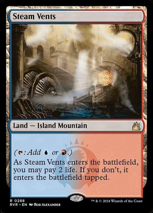 Steam Vents from Ravnica Remastered (Rare)