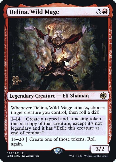 Delina, Wild Mage from Adventures in the Forgotten Realms Promos (Rare)