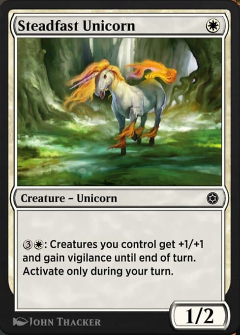 Steadfast Unicorn from Alchemy Horizons: Baldur's Gate (Common)