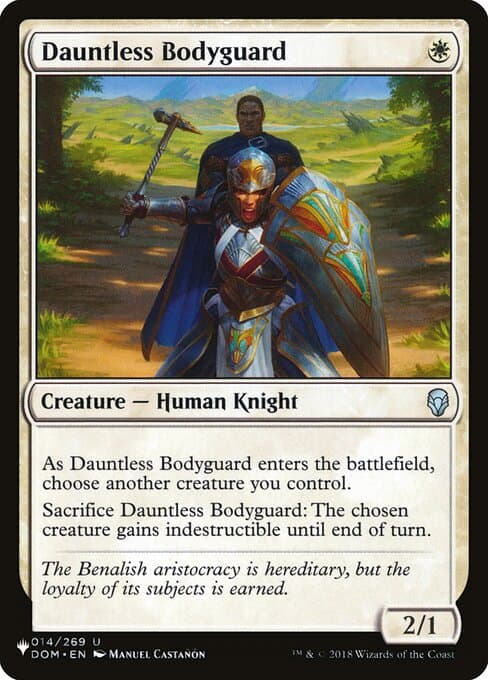Dauntless Bodyguard from The List (Uncommon)