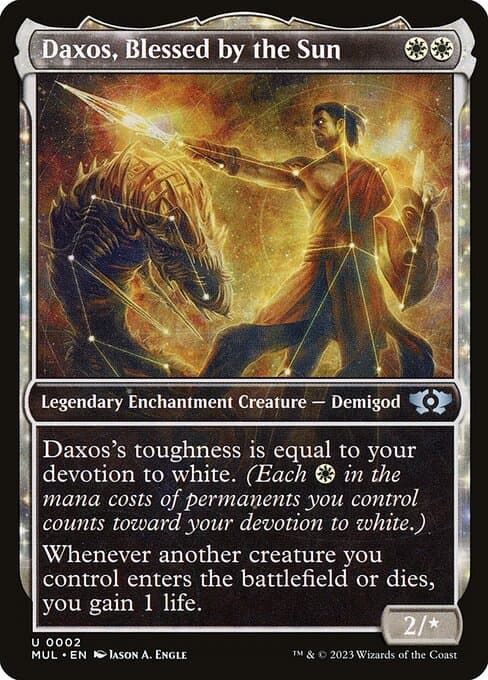 Daxos, Blessed by the Sun from Multiverse Legends (Uncommon)