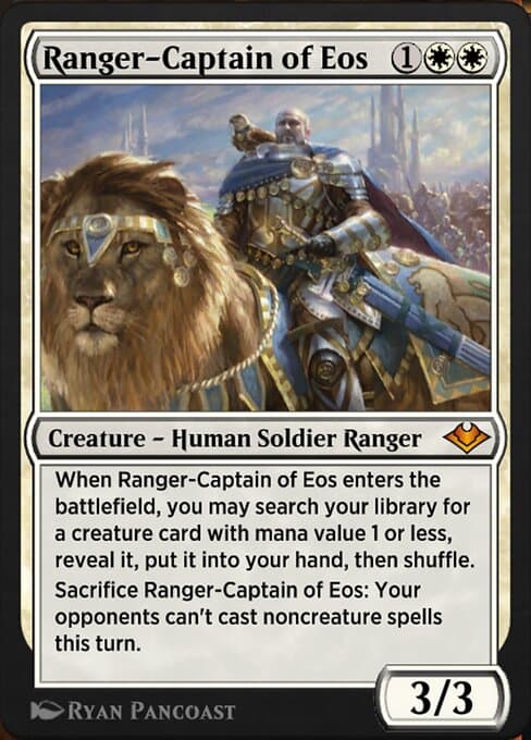 Ranger-Captain of Eos #115 – Jumpstart: Historic Horizons Ranger-Captain of Eos from Jumpstart: Historic Horizons (Mythic)