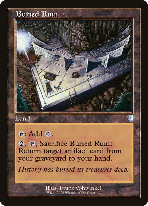 Buried Ruin from The Brothers' War Commander (Uncommon)