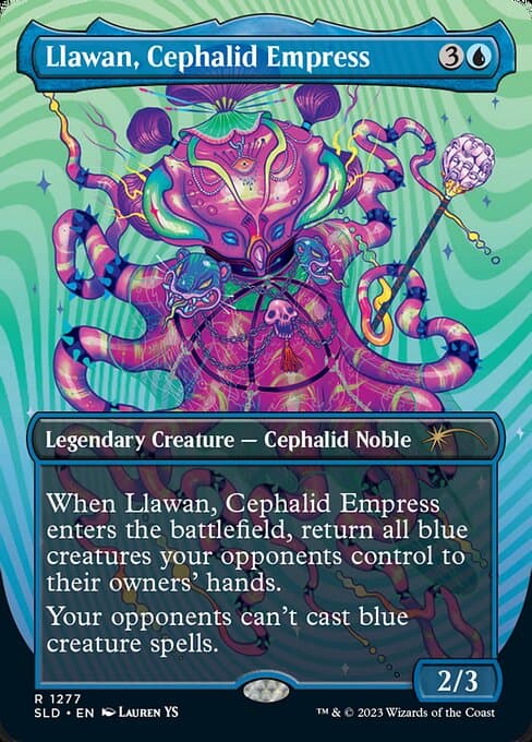 Llawan, Cephalid Empress from Secret Lair Drop (Rare)