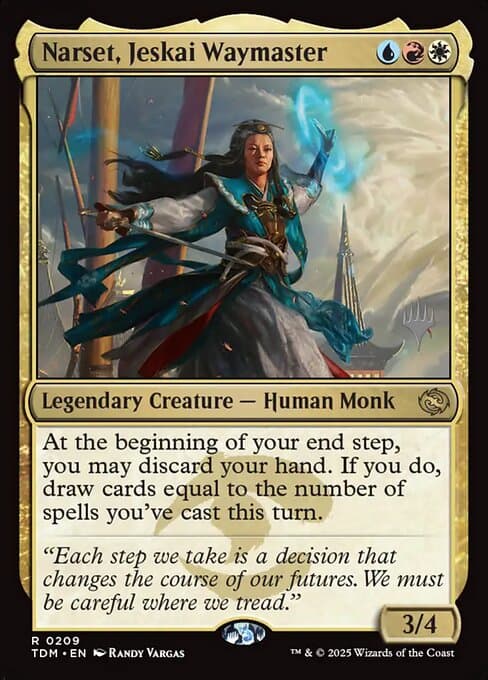 Narset, Jeskai Waymaster from Tarkir: Dragonstorm Promos (Rare)