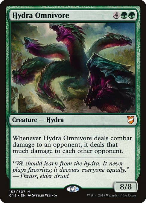 Hydra Omnivore from Commander 2018 (Mythic)