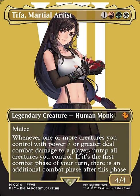 Tifa, Martial Artist from Final Fantasy Commander (Mythic)