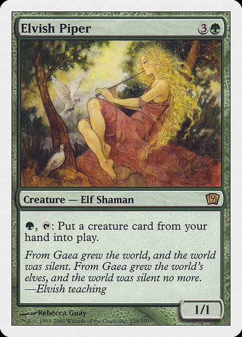 Elvish Piper from Ninth Edition (Rare)