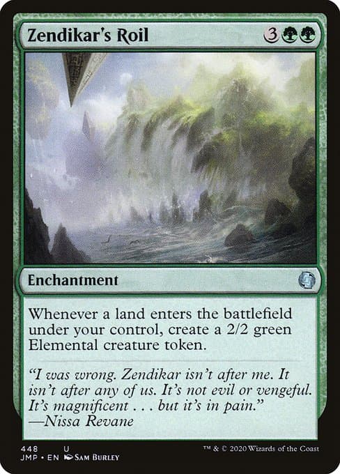 Zendikar's Roil from Jumpstart (Uncommon)