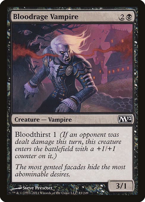 Bloodrage Vampire from Magic 2012 (Common)