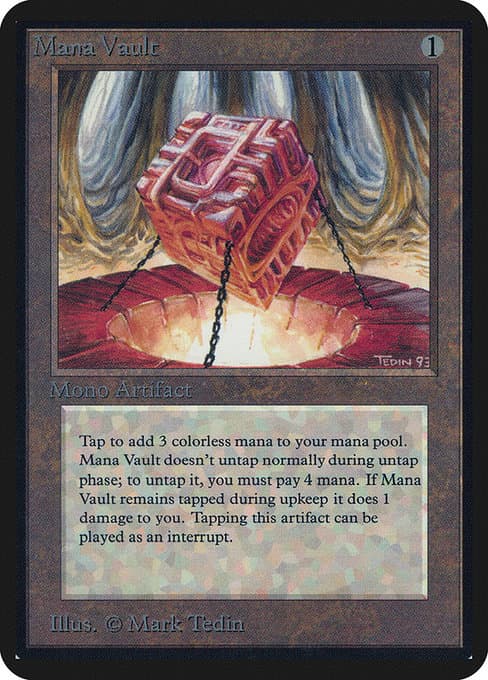 Mana Vault from Limited Edition Alpha (Rare)