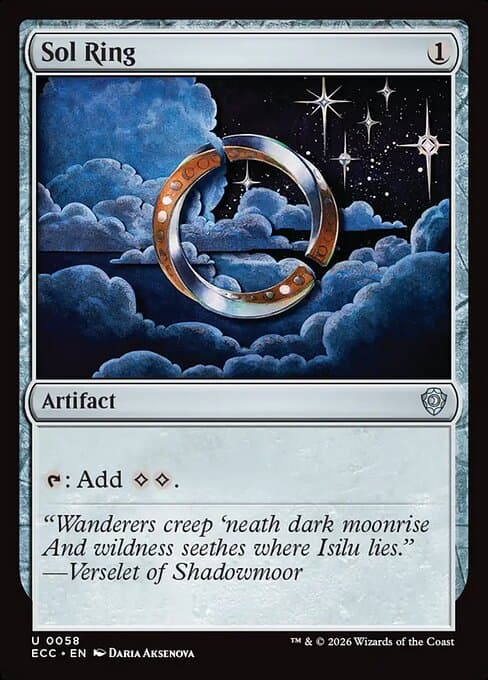 Sol Ring from Lorwyn Eclipsed Commander (Uncommon)