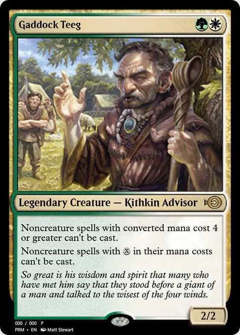 Gaddock Teeg from Magic Online Promos (Rare)