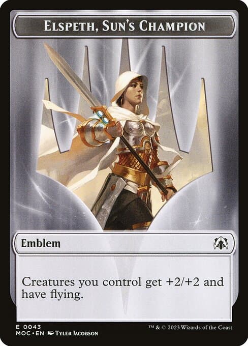 Elspeth, Sun's Champion Emblem (Common)