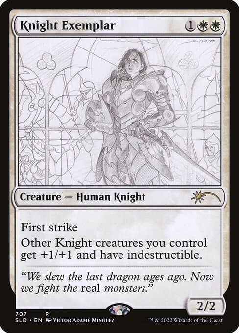 Knight Exemplar from Secret Lair Drop (Rare)