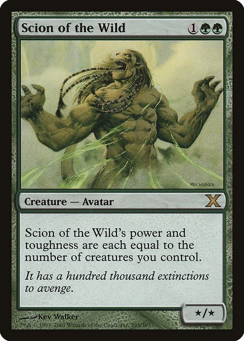 Scion of the Wild from Tenth Edition (Rare)