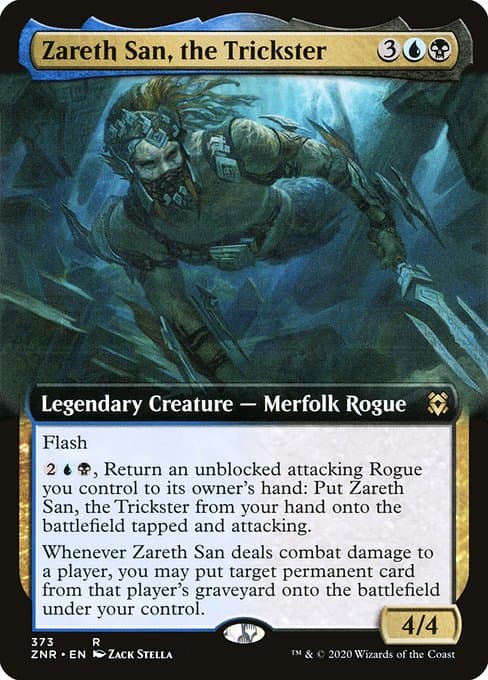 Zareth San, the Trickster from Zendikar Rising (Rare)