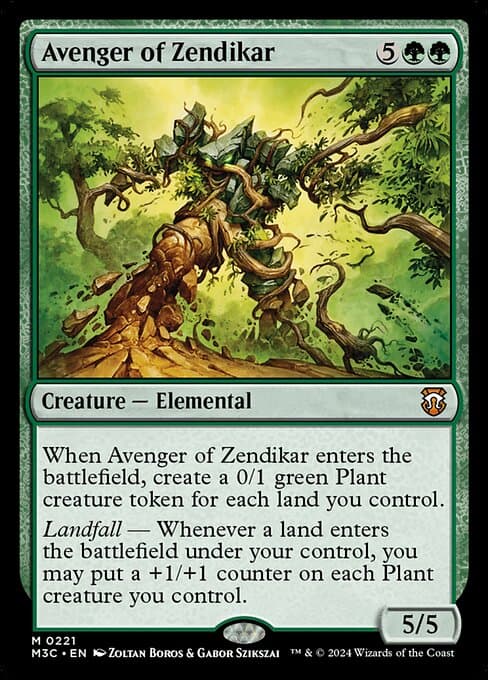 Avenger of Zendikar from Modern Horizons 3 Commander (Mythic)