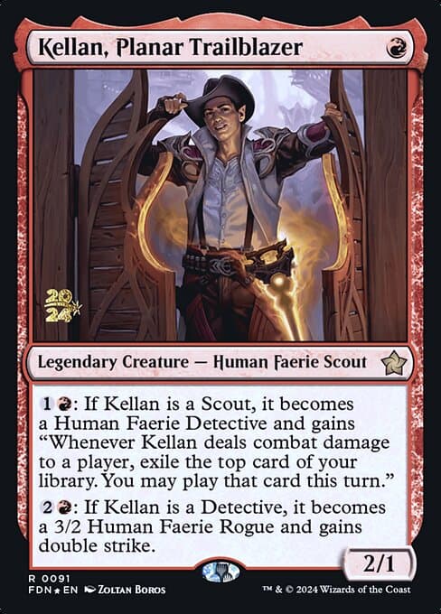 Kellan, Planar Trailblazer from Foundations Promos (Rare)