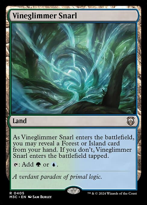 Vineglimmer Snarl from Modern Horizons 3 Commander (Rare)