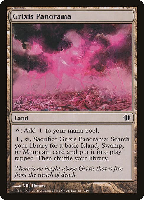 Grixis Panorama from Shards of Alara (Common)