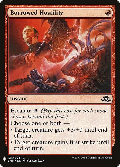 Borrowed Hostility from The List (Common)