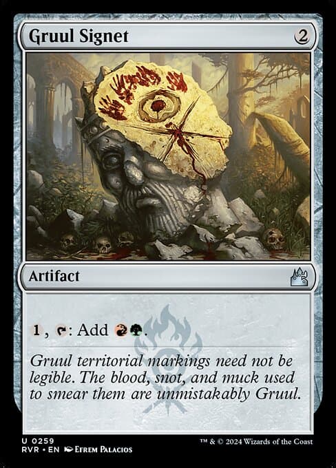 Gruul Signet from Ravnica Remastered (Uncommon)