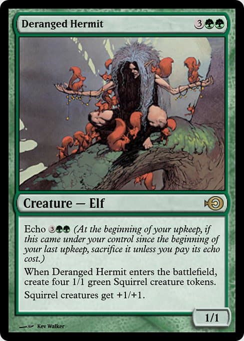 Deranged Hermit from Magic Online Promos (Rare)