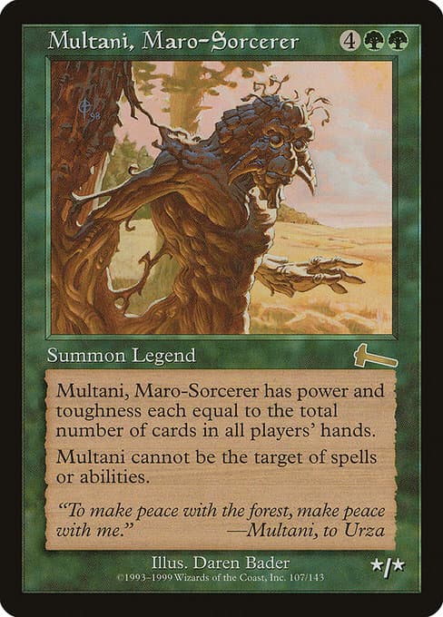 Multani, Maro-Sorcerer from Urza's Legacy (Rare)