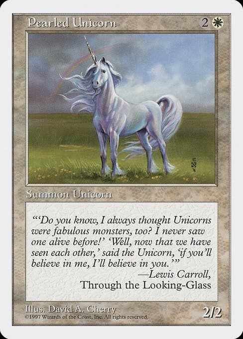 Pearled Unicorn from Fifth Edition (Common)