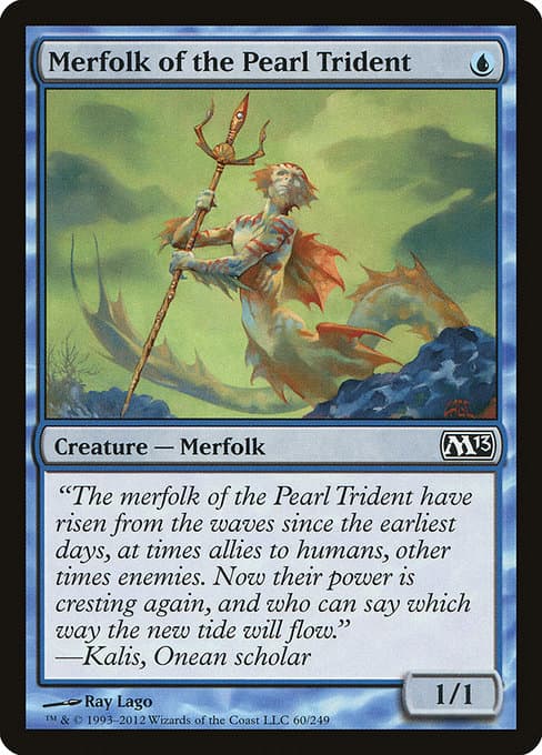 Merfolk of the Pearl Trident from Magic 2013 (Common)
