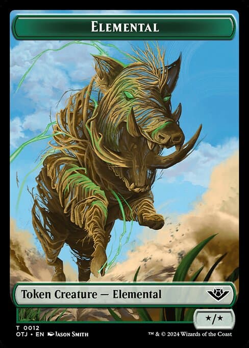 Elemental from Outlaws of Thunder Junction Tokens (Common)