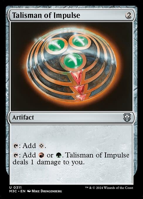 Talisman of Impulse from Modern Horizons 3 Commander (Uncommon)