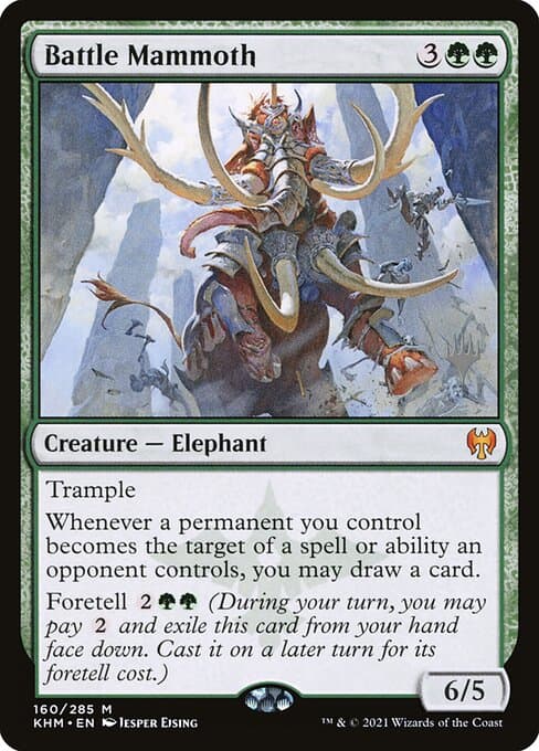Battle Mammoth from Kaldheim Promos (Mythic)