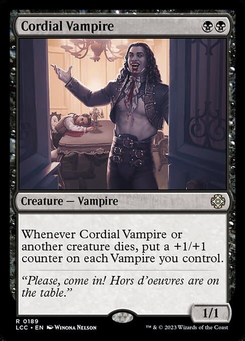 Cordial Vampire from The Lost Caverns of Ixalan Commander (Rare)