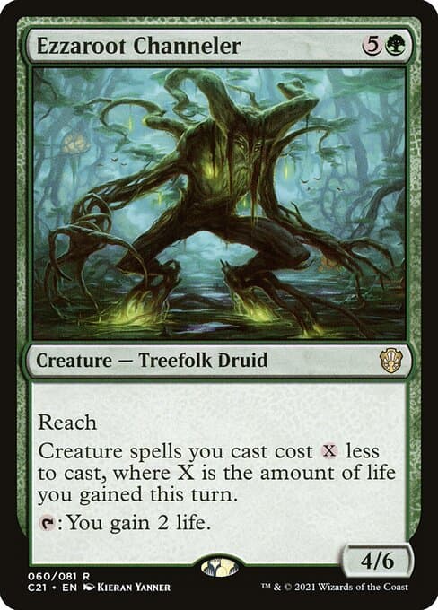 Ezzaroot Channeler from Commander 2021 (Rare)