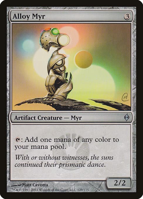 Alloy Myr from New Phyrexia (Uncommon)