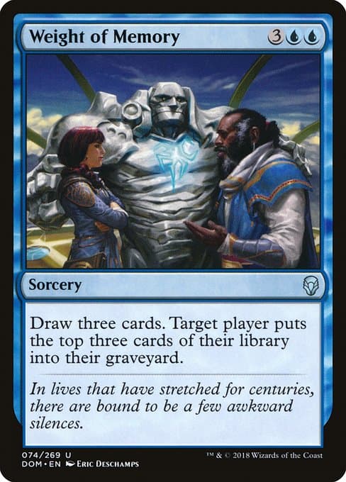 Weight of Memory from Dominaria (Uncommon)