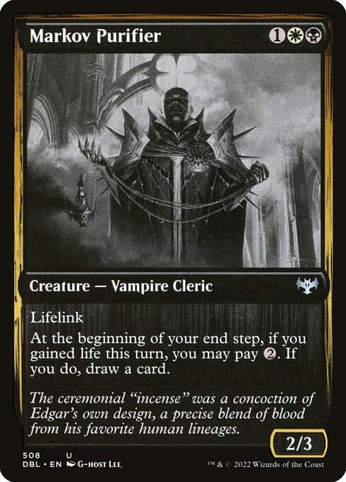 Markov Purifier from Innistrad: Double Feature (Uncommon)